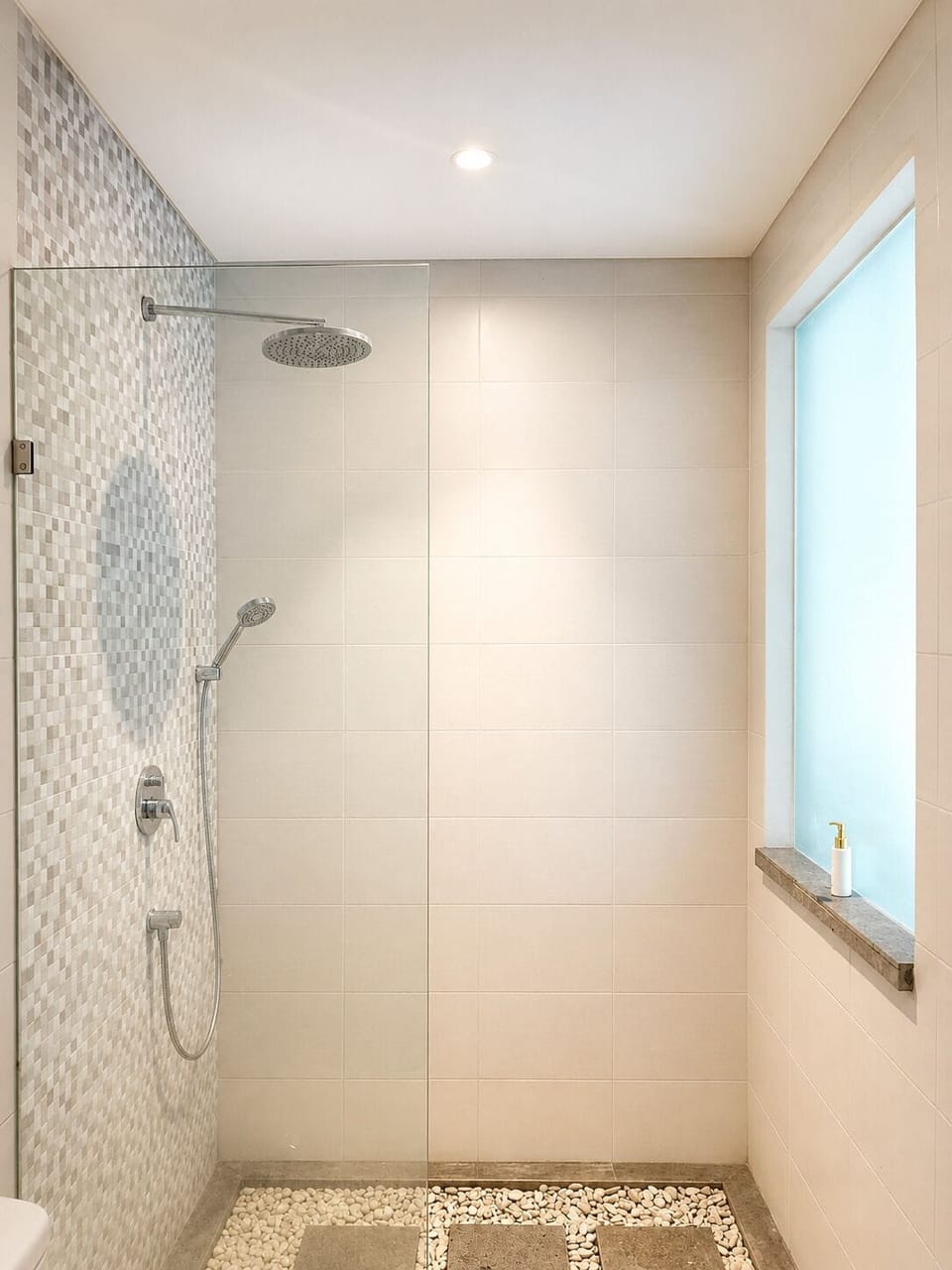 Superior Double Room, Pool View | Bathroom | Shower, towels, soap, shampoo