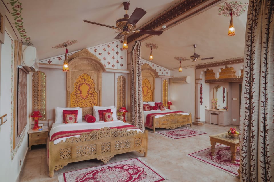 Family Royal Suite | Premium bedding, minibar, in-room safe, desk