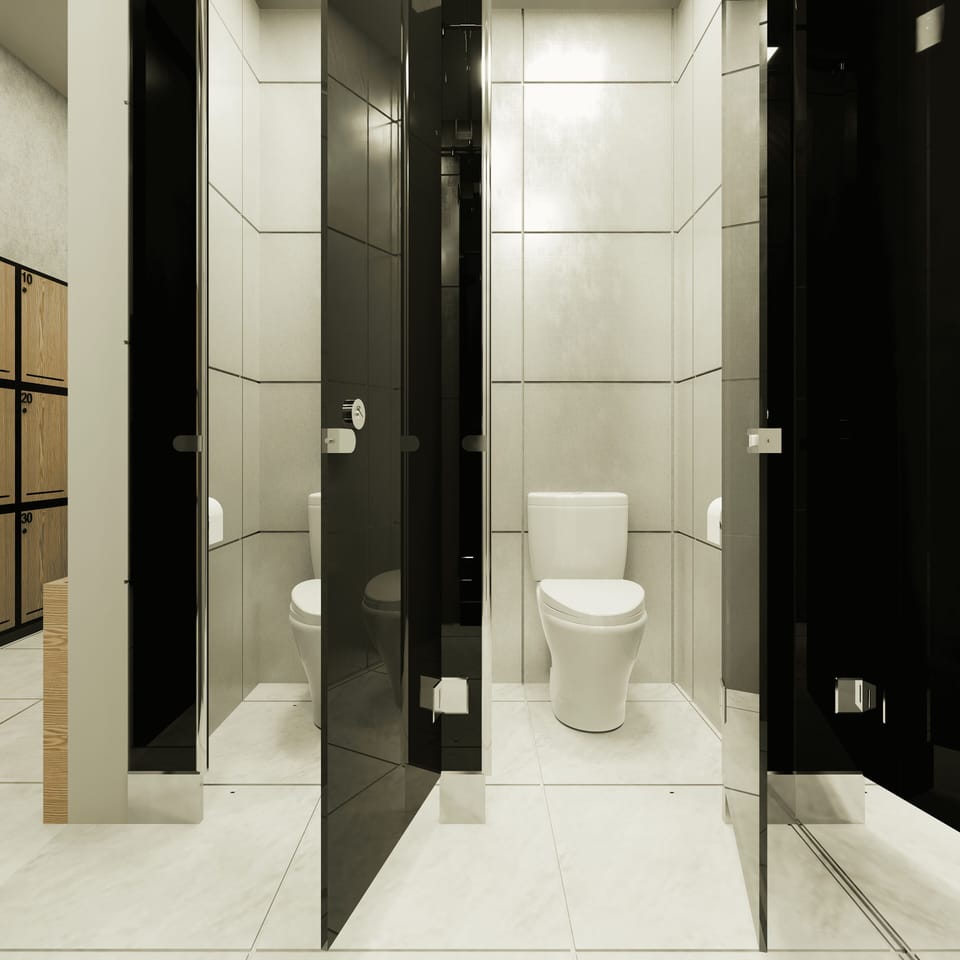 Shared bathroom