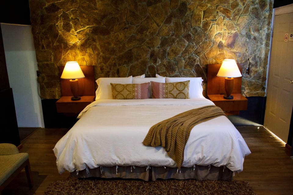 Superior Suite, Ensuite, Mountain View | Down comforters, blackout drapes, WiFi (free), bed sheets