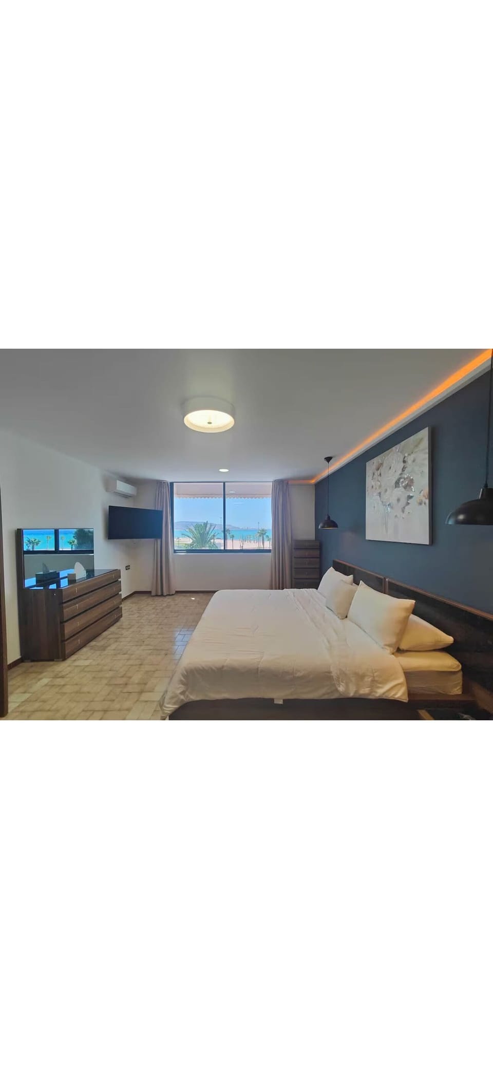 Room, Sea View | In-room safe, desk, laptop workspace, iron/ironing board