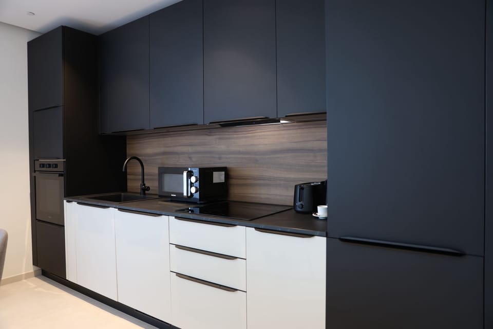 Superior Apartment, 1 Double Bed, Kitchen, Sea View | Private kitchen | Toaster