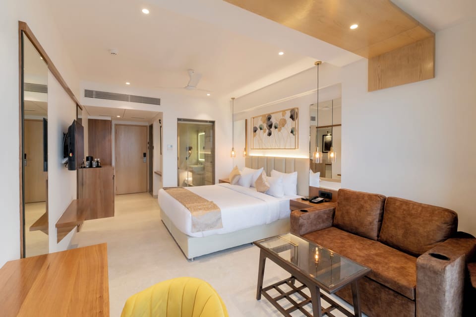 Azalea Room | Premium bedding, desk, laptop workspace, bed sheets