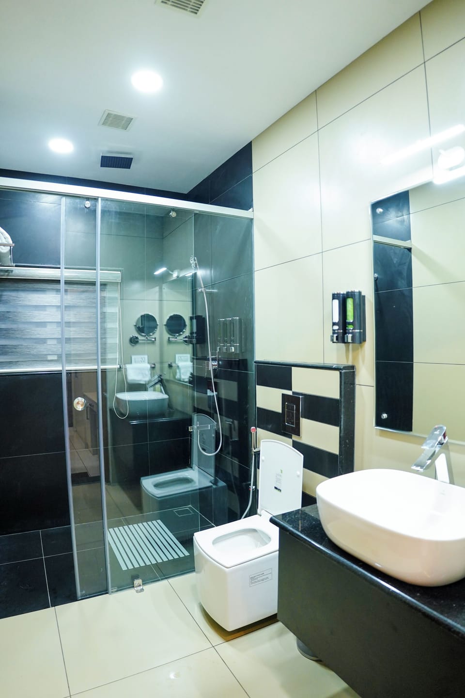 Luxury Room | Bathroom | Shower, free toiletries, hair dryer, bidet