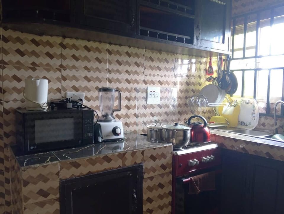 Apartment | Private kitchen | Fridge, microwave, oven, stovetop