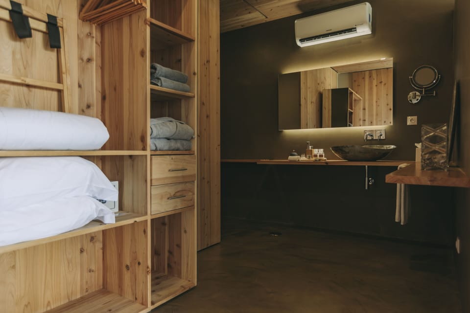 Free toiletries, hair dryer, towels, soap
