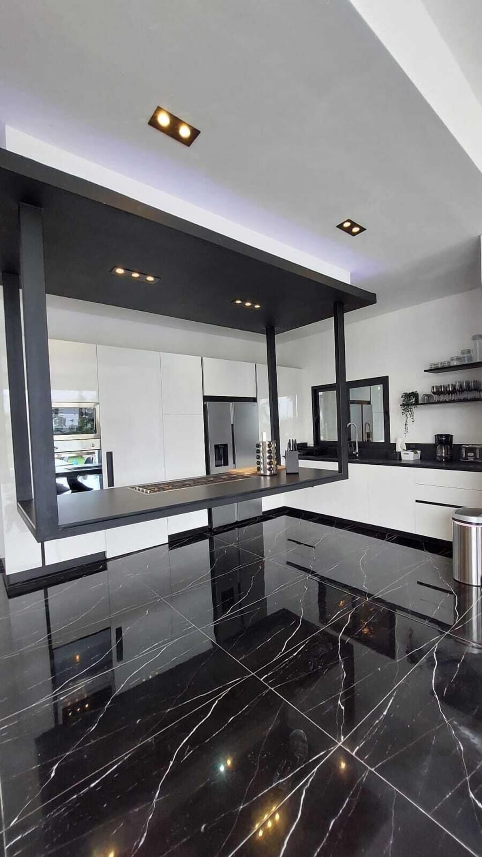 Deluxe Villa, Beach View | Private kitchen | Full-size fridge, microwave, oven, stovetop
