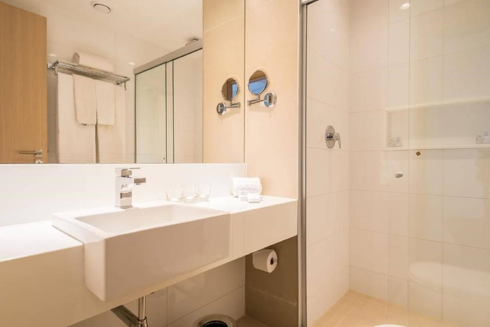 Free toiletries, hair dryer, towels, soap