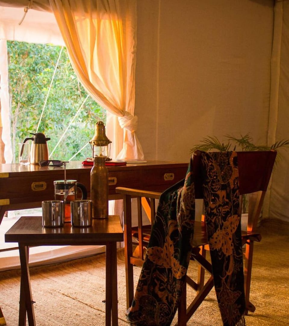 Premier Tent, Mountain View | 1 bedroom, in-room safe, desk, laptop workspace