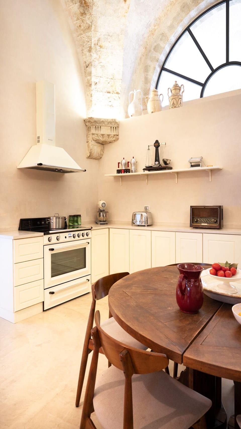 Shared fridge, microwave, highchair