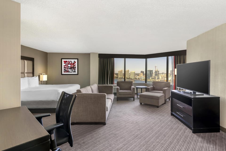 1 bedroom, premium bedding, down comforters, pillowtop beds