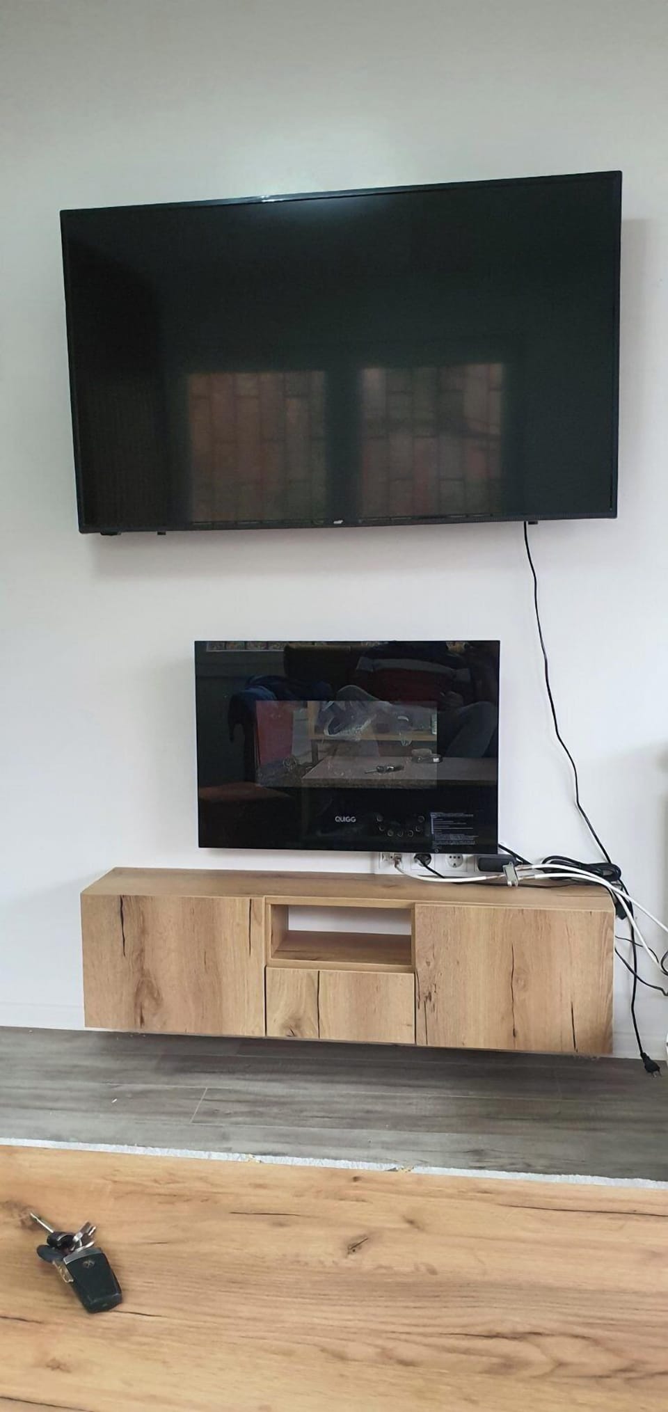 Family Apartment, Valley View | Living area | 30-inch flat-screen TV with cable channels