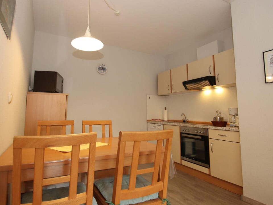 Apartment | Private kitchen | Electric kettle, toaster, highchair