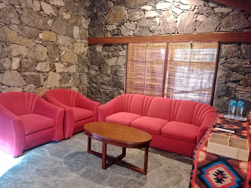 Luxury Chalet | Living area | LED TV