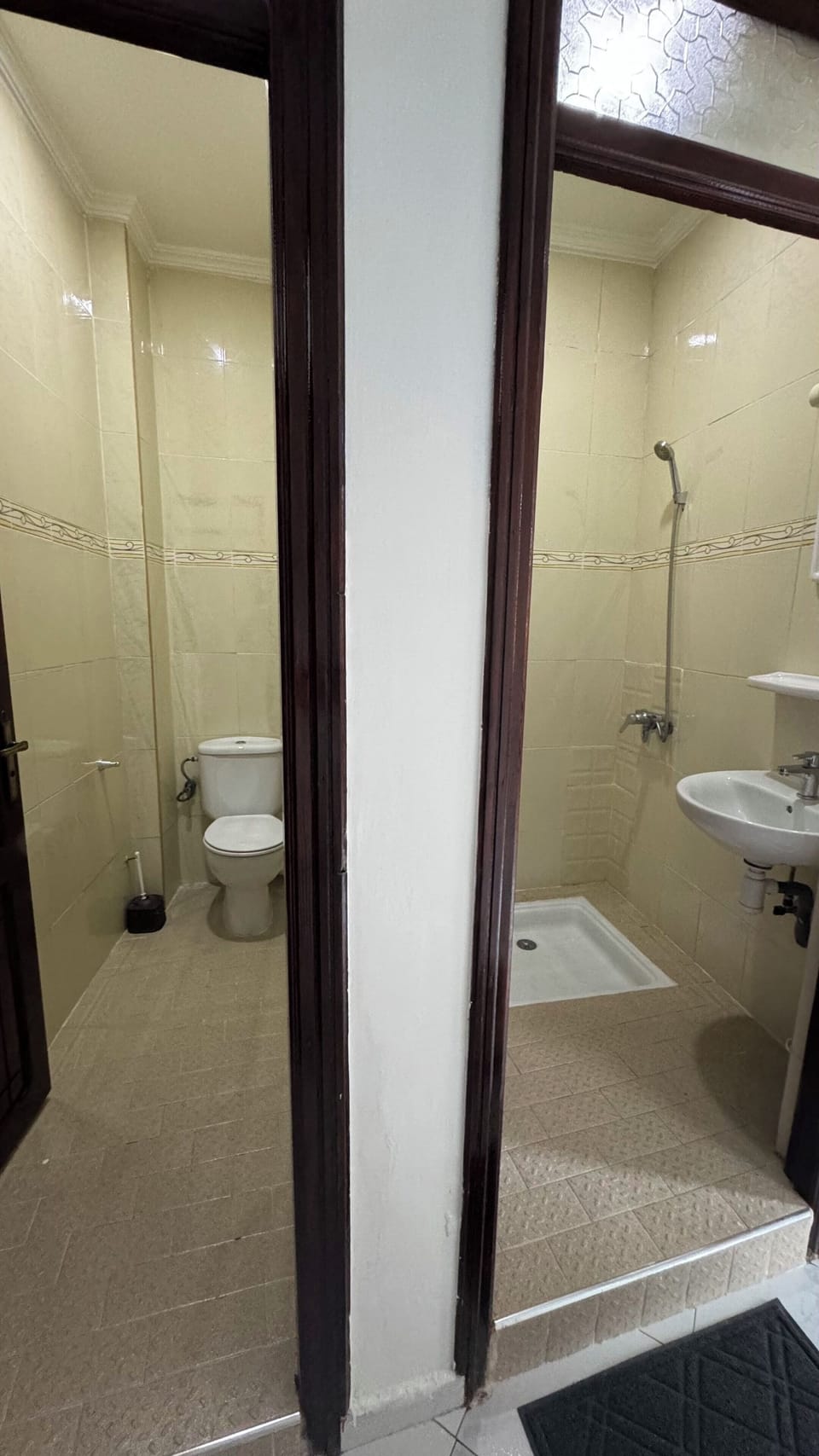 Towels, soap, toilet paper