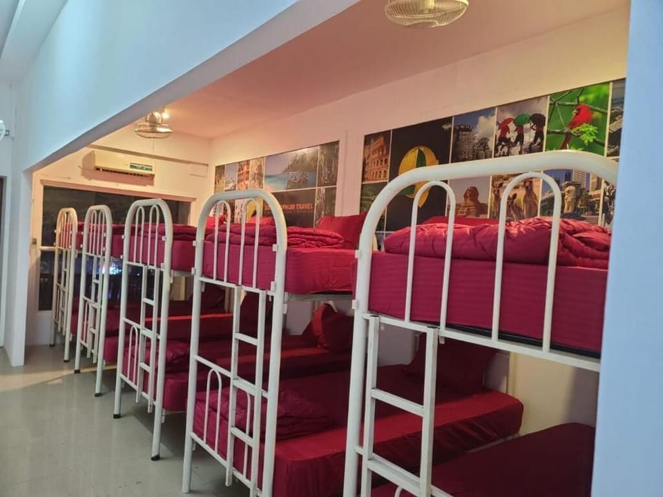 Economy Shared Dormitory, Male Dormitory Non Smoking, City View | Desk, laptop workspace, free WiFi