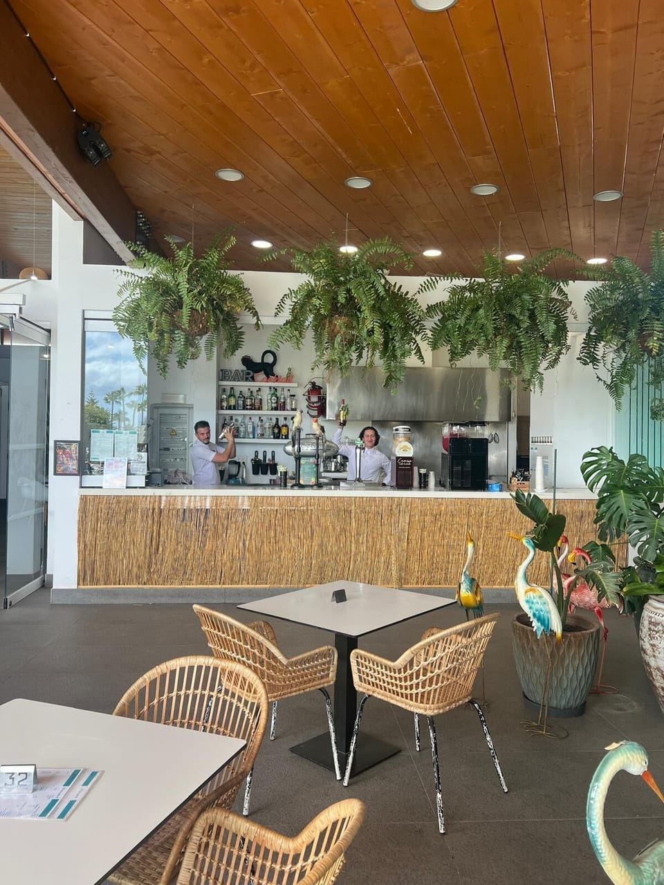 Poolside bar