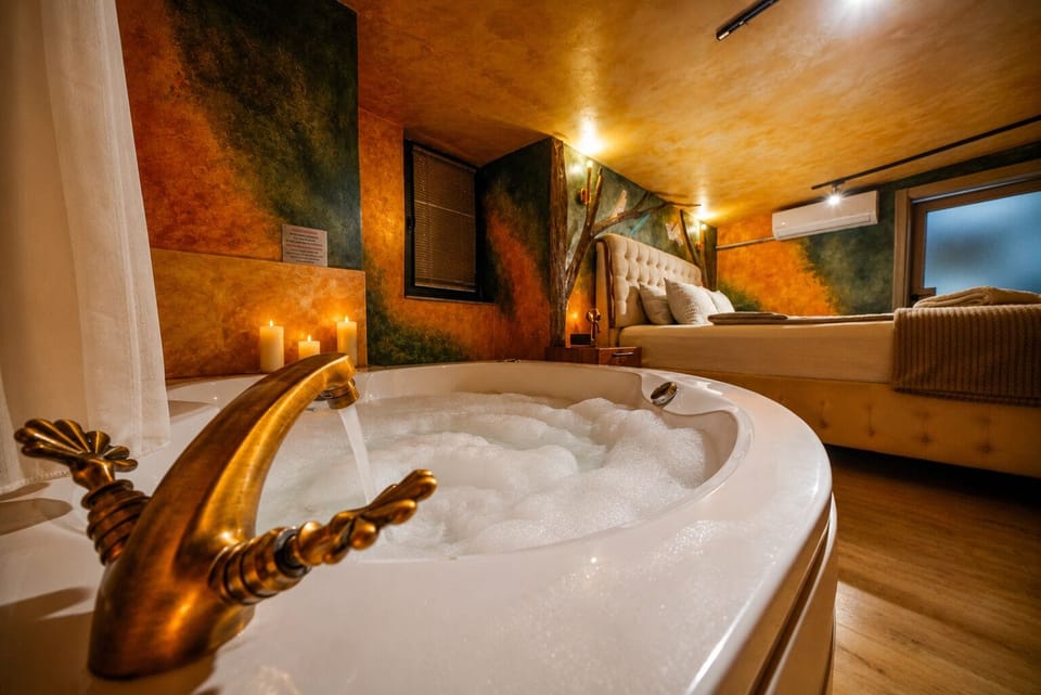 Premium Room, Bathtub | Egyptian cotton sheets, premium bedding, Select Comfort beds