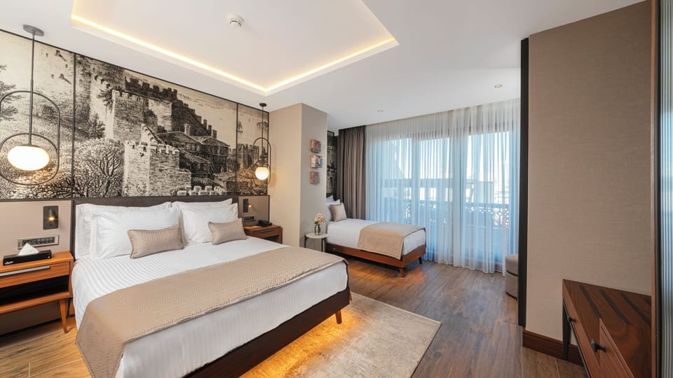 Superior Room, Multiple Beds | Premium bedding, memory foam beds, minibar, in-room safe