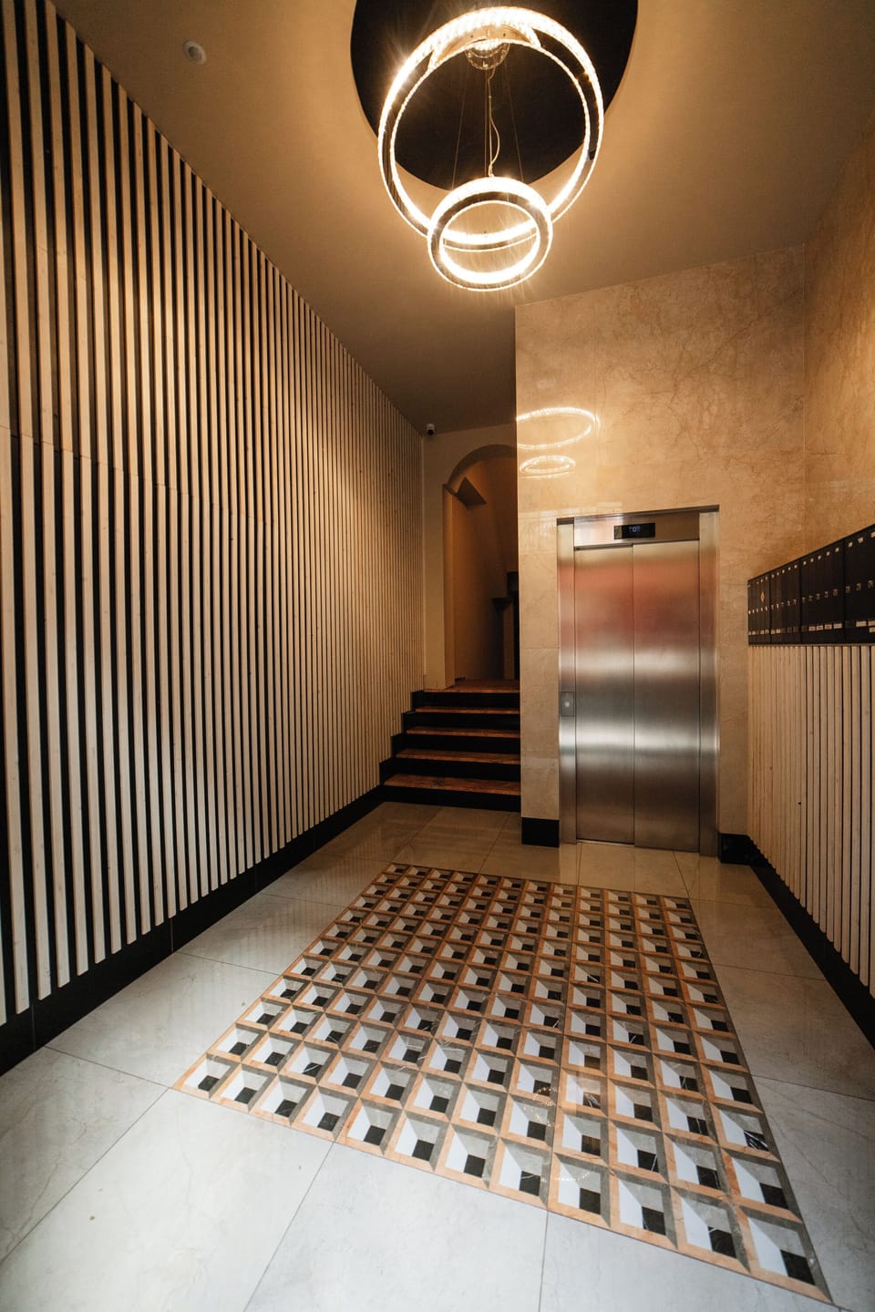 Interior entrance