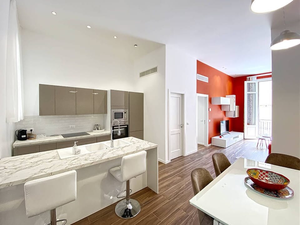 Apartment | Private kitchen | Dining tables