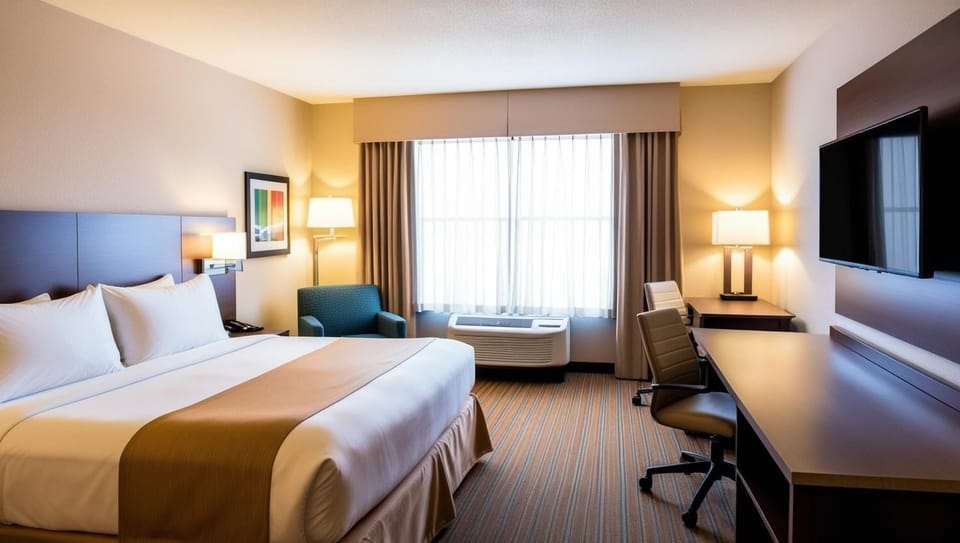 Room, 1 King Bed, Non Smoking | Blackout drapes, iron/ironing board, free WiFi