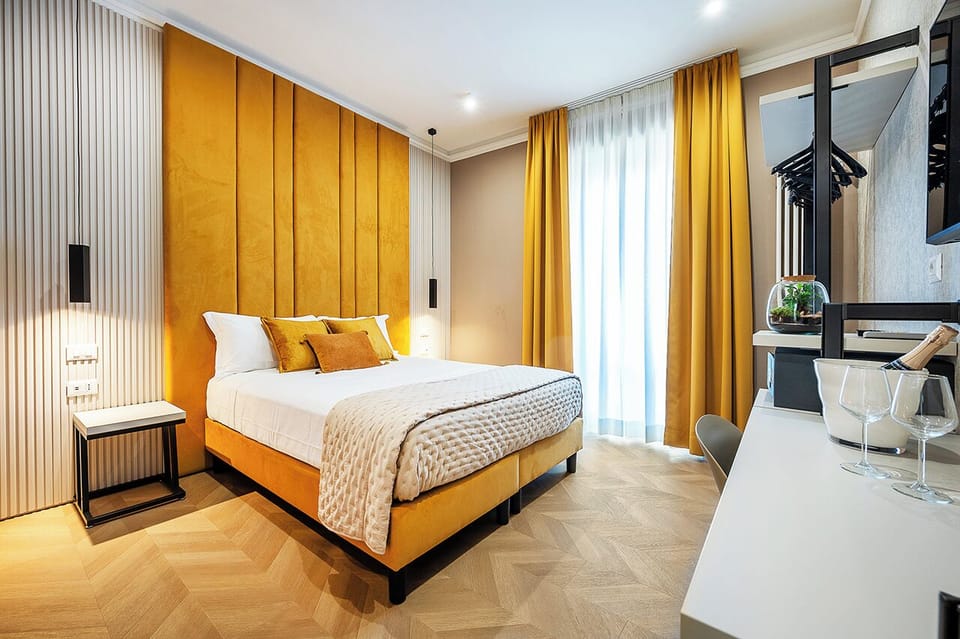 Panoramic Double or Twin Room, Balcony | In-room safe, desk, laptop workspace, soundproofing