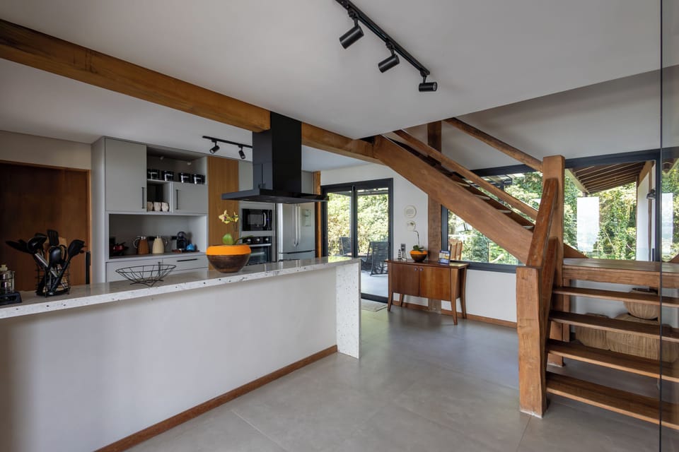 Villa | Private kitchen | Full-size fridge, microwave, stovetop, espresso maker