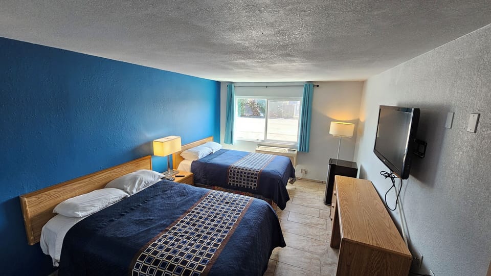 Blackout drapes, iron/ironing board, free WiFi