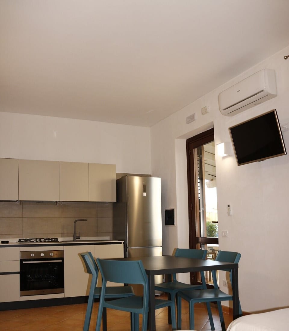Apartment, 2 Bedrooms, Garden View (Bilocale) | Private kitchen | Fridge