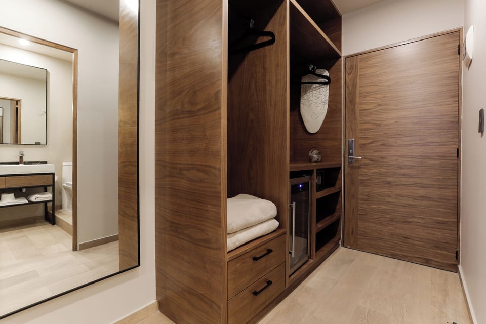 In-room safe, blackout drapes, soundproofing, iron/ironing board
