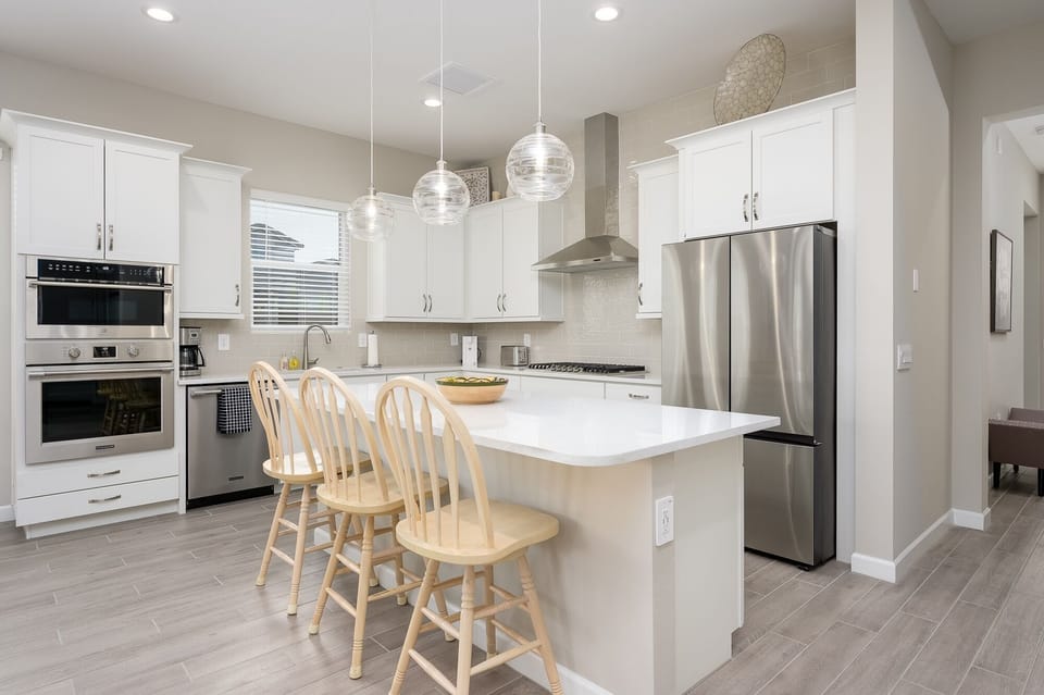 House, 3 Bedrooms | Private kitchen | Fridge, oven, coffee/tea maker, toaster
