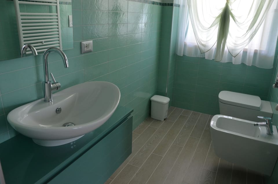 Double Room, Terrace, Mountain View | Bathroom | Shower, free toiletries, hair dryer, bidet