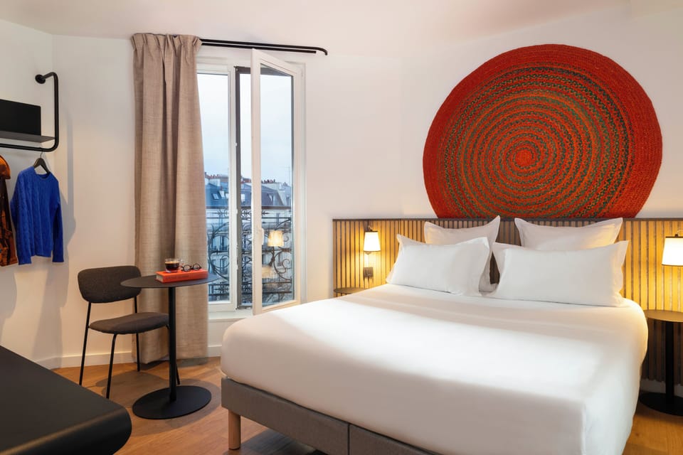 Standard Double Room | Desk, blackout drapes, soundproofing, iron/ironing board