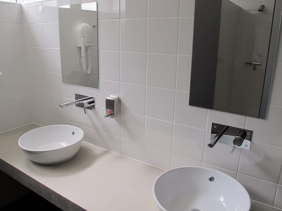 Shower, hair dryer