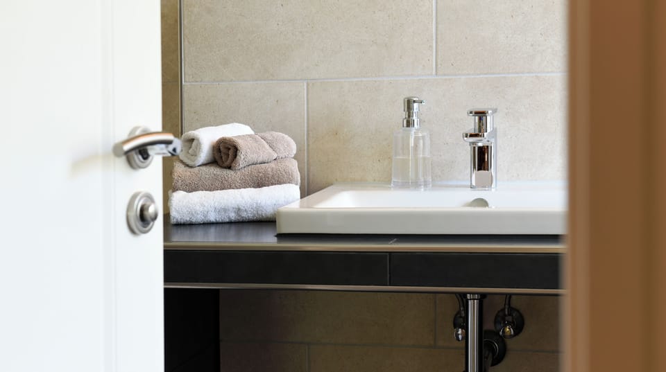 Double Room, Garden View | Bathroom
