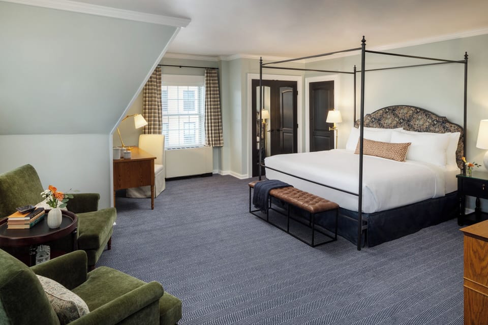 King Suite + Twin | Blackout drapes, iron/ironing board, free WiFi, bed sheets