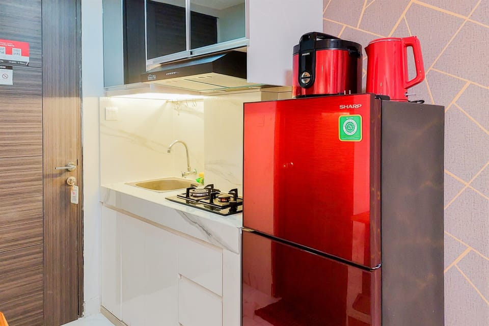 Deluxe Studio | Private kitchen | Fridge, stovetop, rice cooker