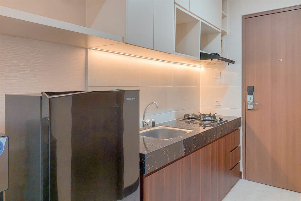 Deluxe Studio | Private kitchen | Fridge, stovetop, rice cooker