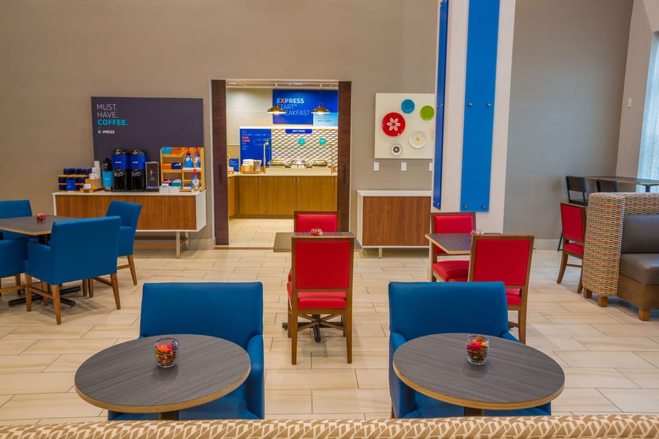 Free daily self-serve breakfast