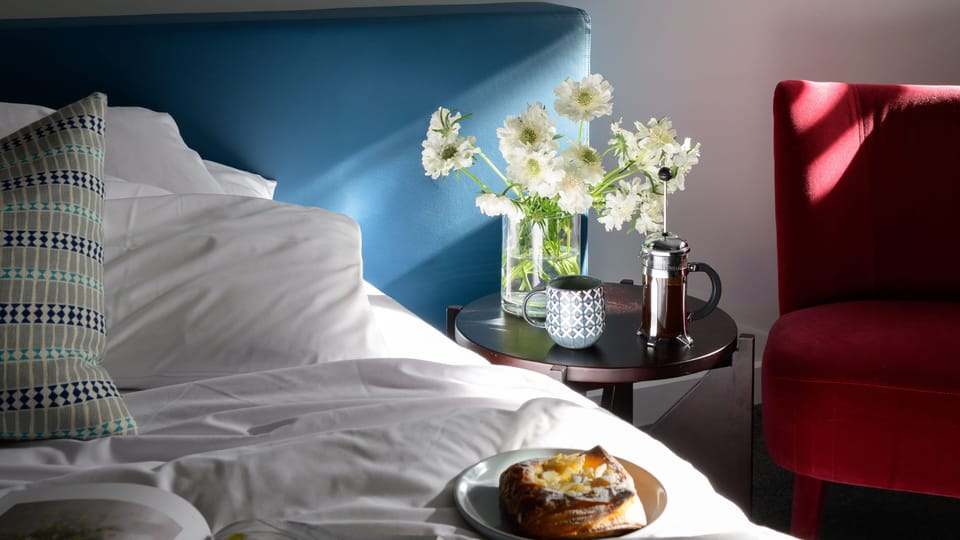 Premium bedding, pillowtop beds, iron/ironing board, WiFi (free)