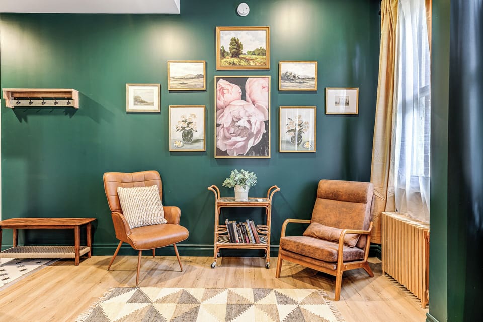 Lobby sitting area