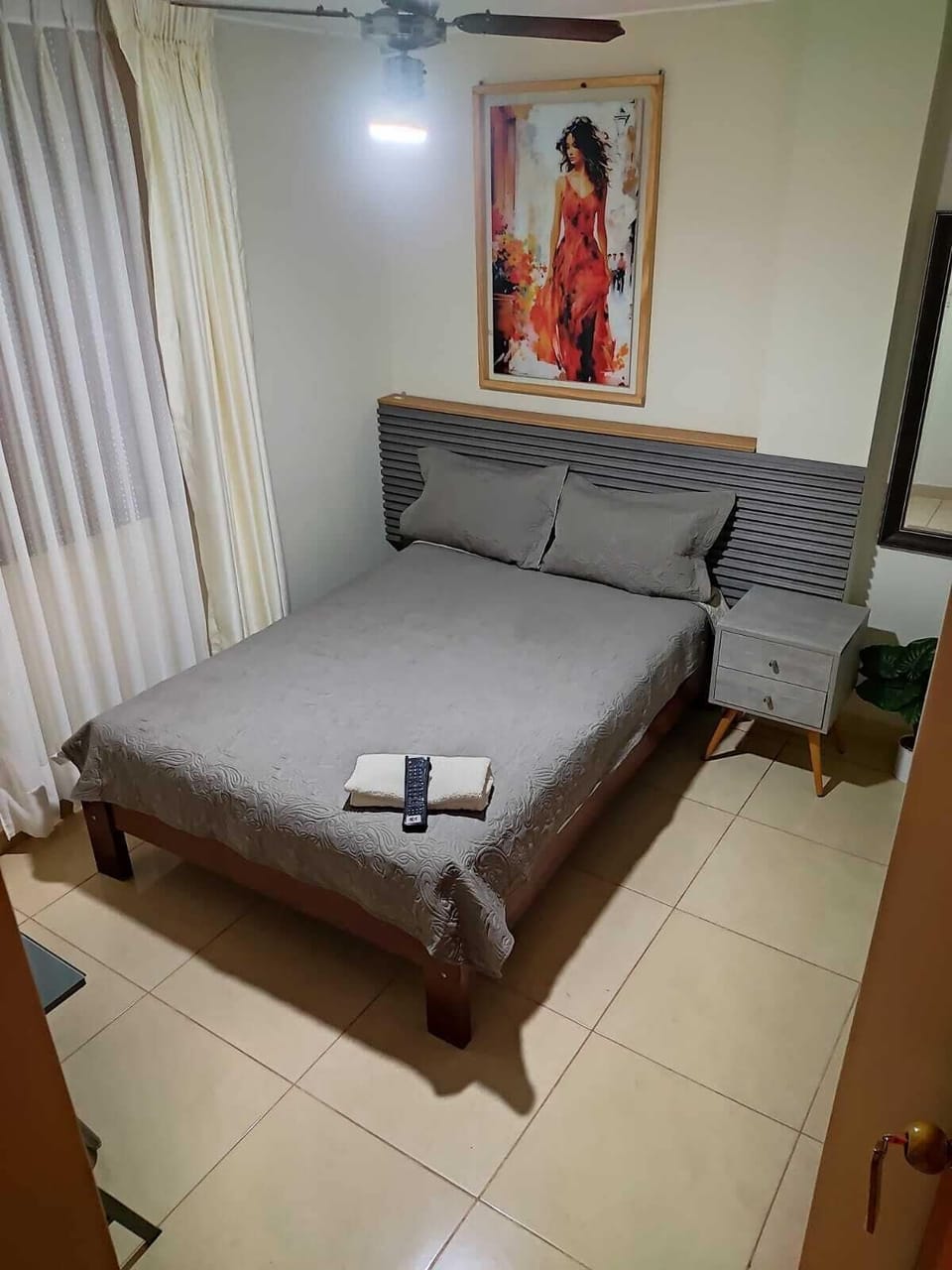 Desk, WiFi (free), bed sheets