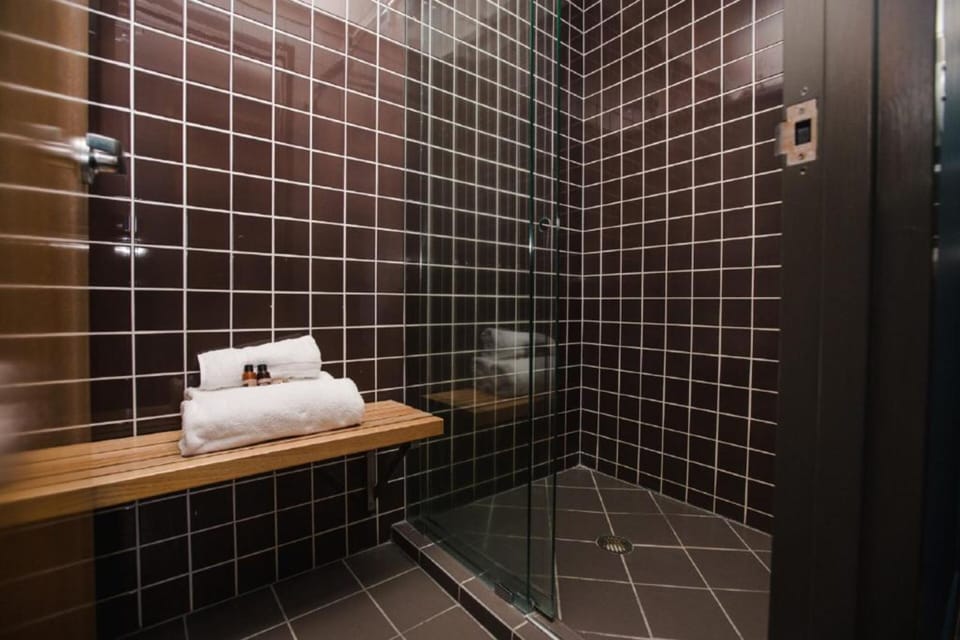 Shower, hair dryer