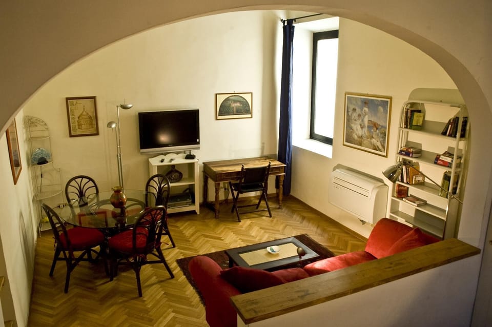 Duplex | Living area | 24-inch flat-screen TV with digital channels