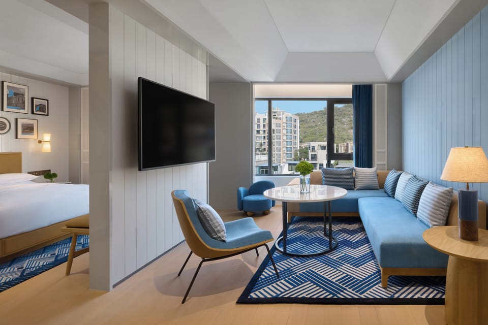 Suite, 1 King Bed (Centric) | Premium bedding, down comforters, pillowtop beds, minibar