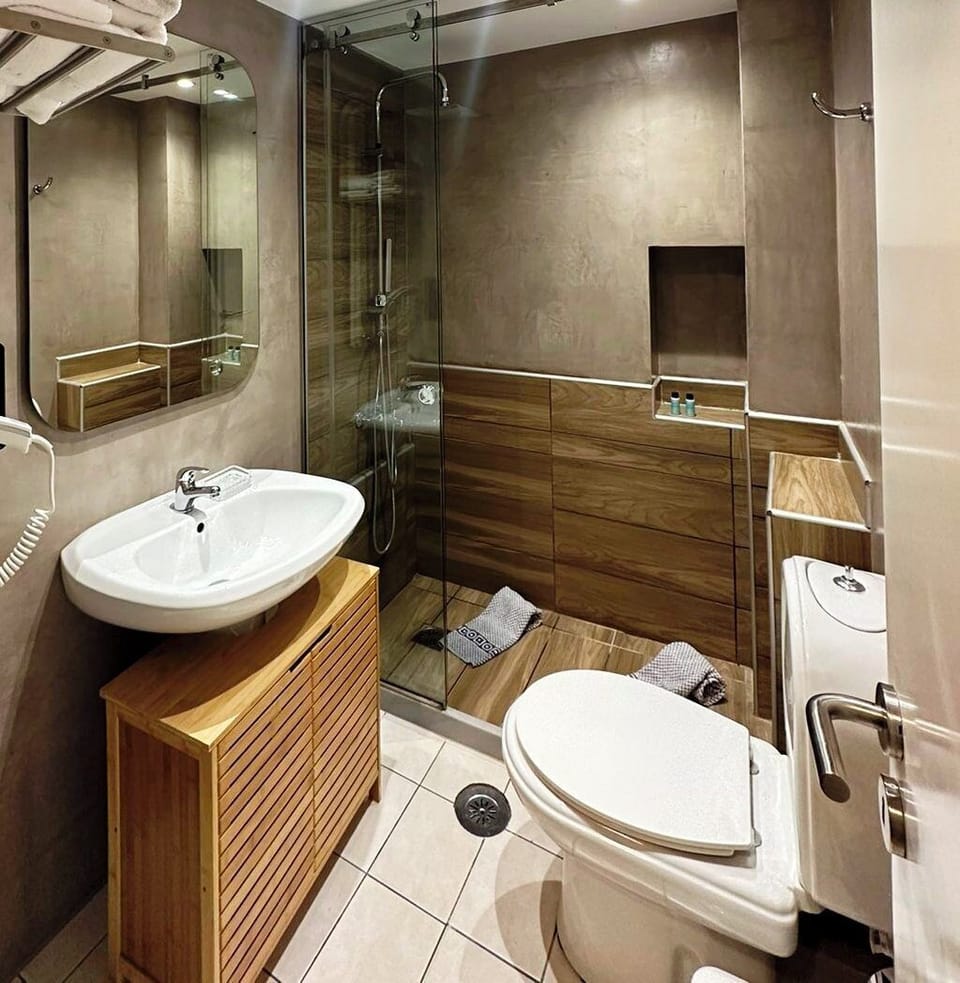 Economy Room | Bathroom | Free toiletries, hair dryer, towels