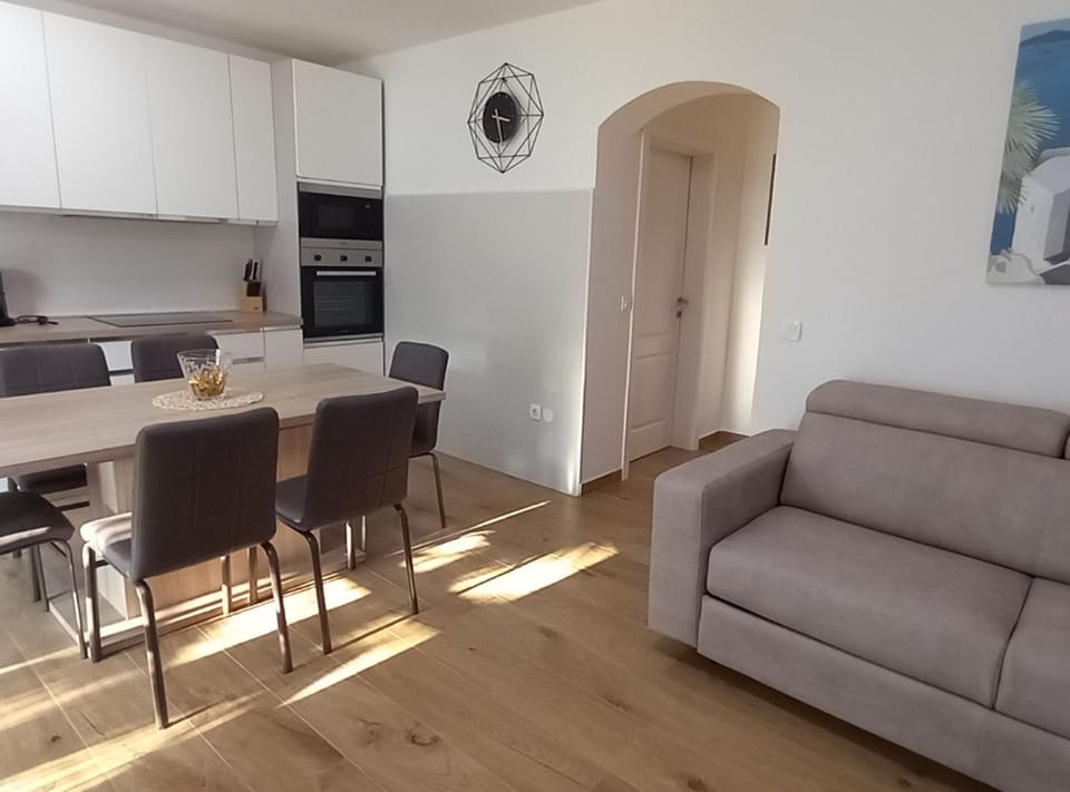 Villa (Two Bedroom Apartment With Private Po) | Living room | 32-inch flat-screen TV with satellite channels