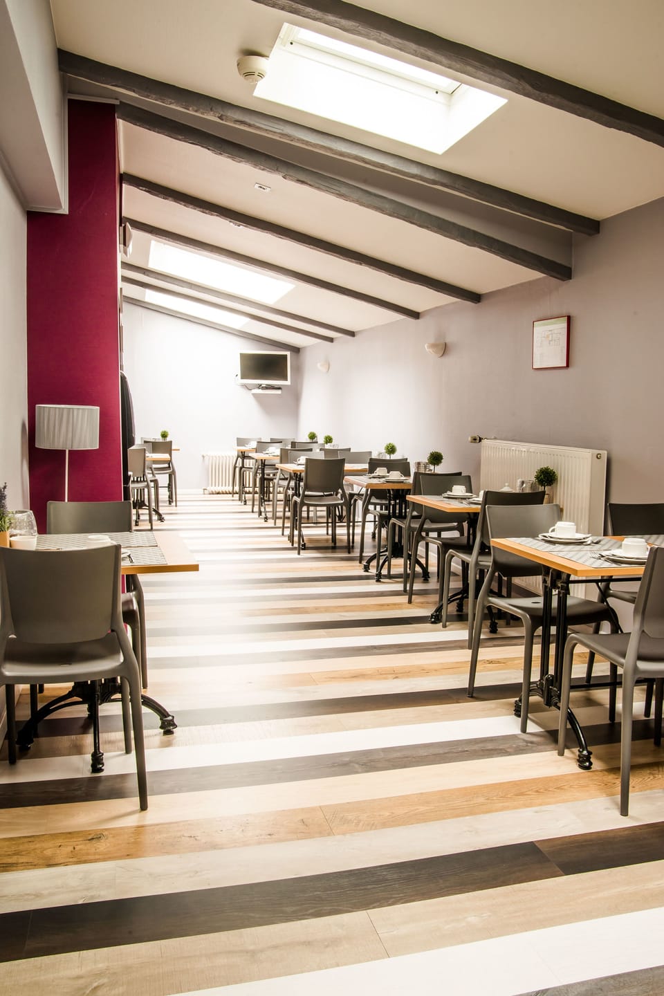 Daily buffet breakfast (EUR 14 per person)