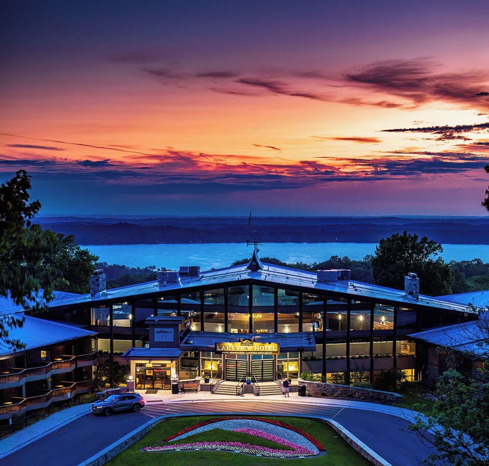 Front of property - evening/night